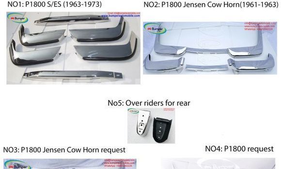 Volvo P1800 S/ES bumper