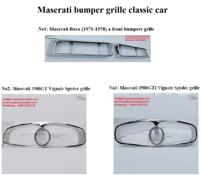 Big with watermark 1 700 maserati bumper grille classic car