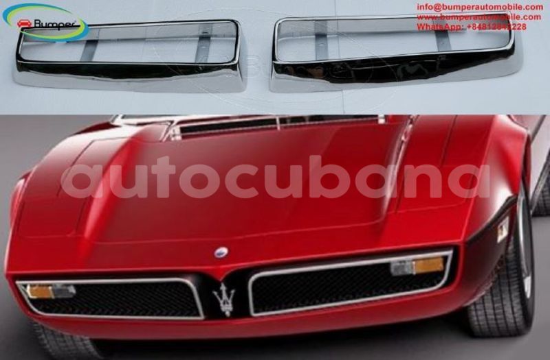 Big with watermark 4 700 maserati bora 1971 1978 a front bumpers grille new1